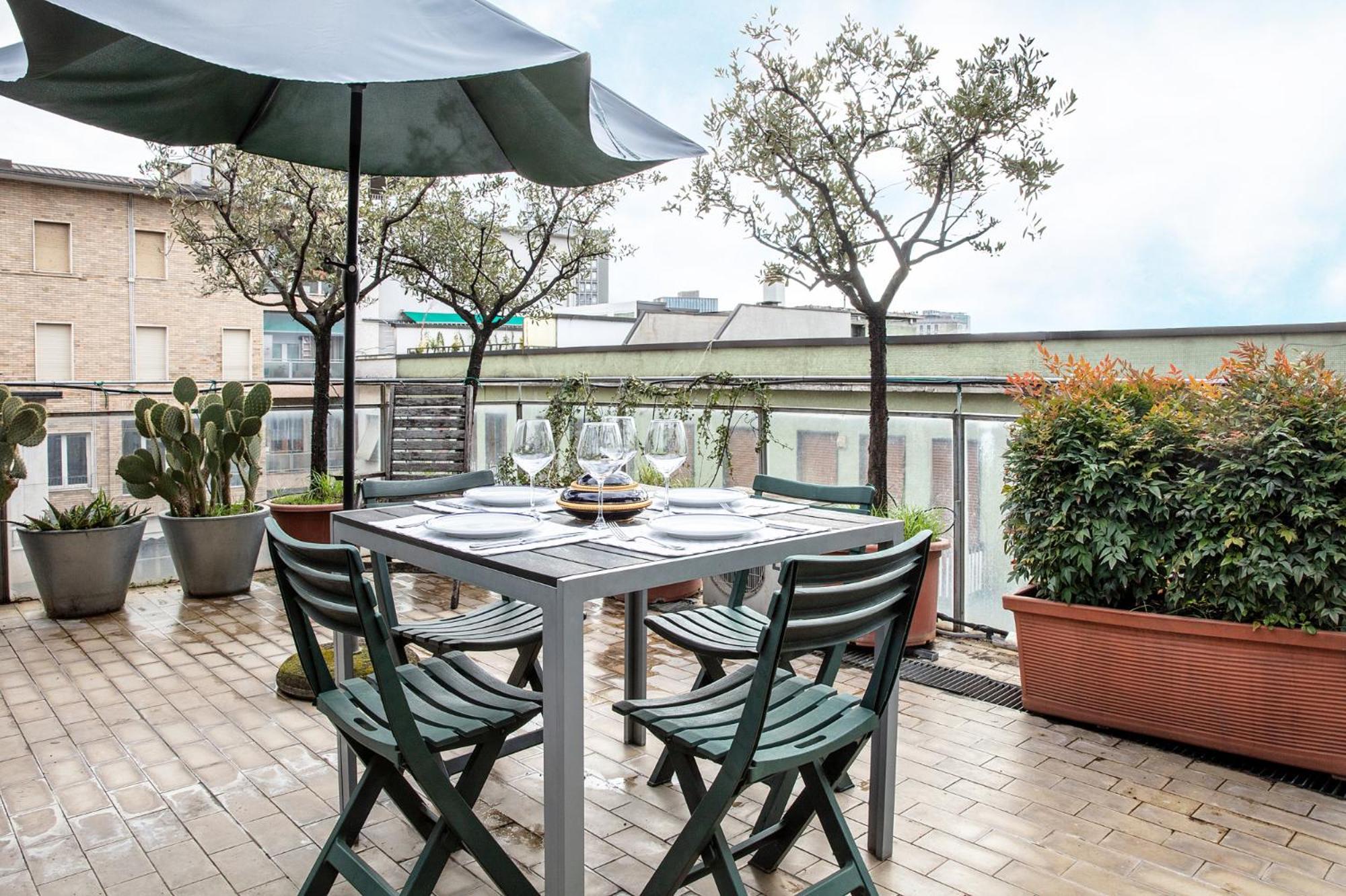 Apartment Dehomes - Porta Nuova Luxury, Terrace View Duomo Mailand